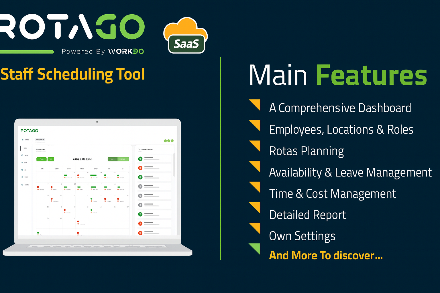 RotaGo SaaS - Staff Scheduling Tool
